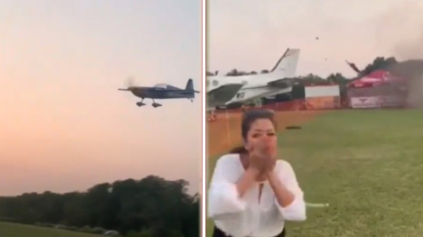 Acrobacia aérea termina en tragedia: avioneta cae al vacío y mueren tres personas