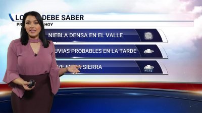 Niebla, lluvia y nieve en el pronóstico