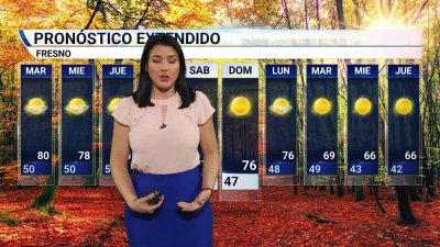 TEMPERATURAS SOBRE PROMEDIO Y AUMENTO DE NUBOSIDAD EN FRESNO
