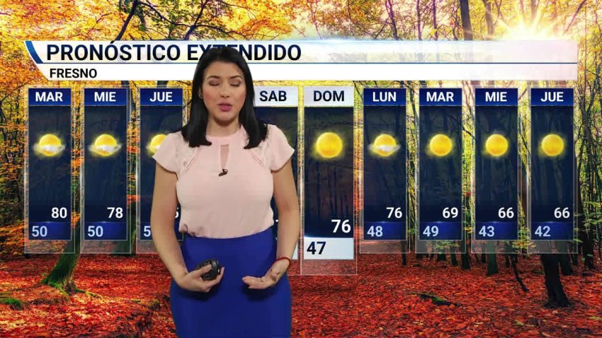 TEMPERATURAS SOBRE PROMEDIO Y AUMENTO DE NUBOSIDAD EN FRESNO