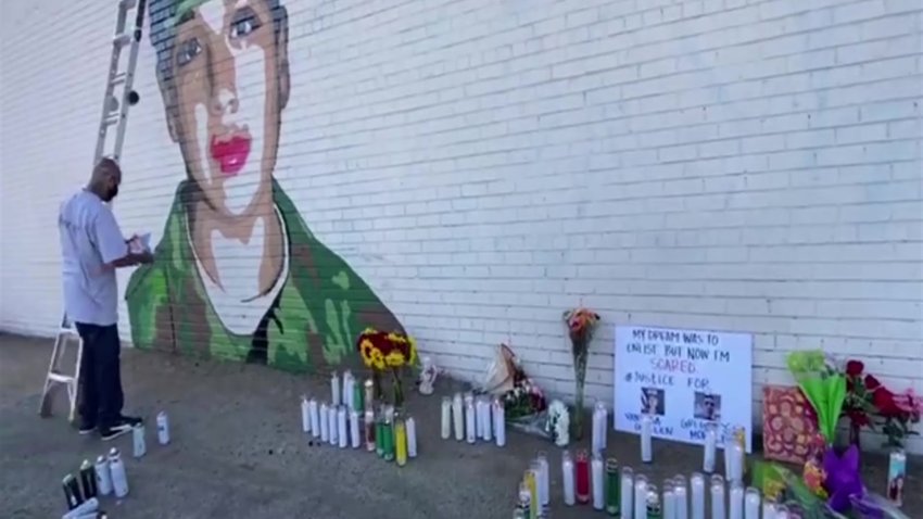 Artista local rinde homenaje a Vanessa Guillen en el Valle Central