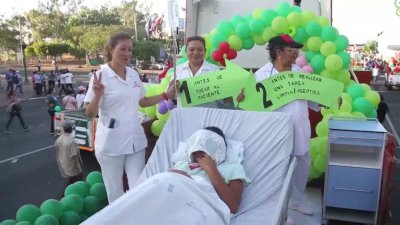 Nicaragua celebra marcha multitudinaria pese a coronavirus