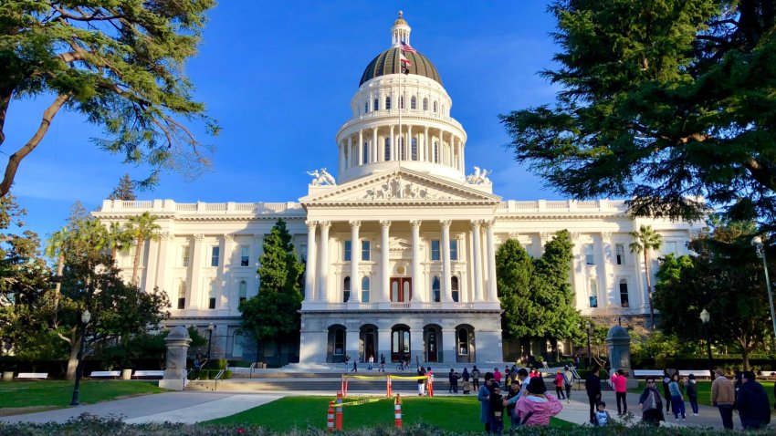 Capitol building in Sacramento.
