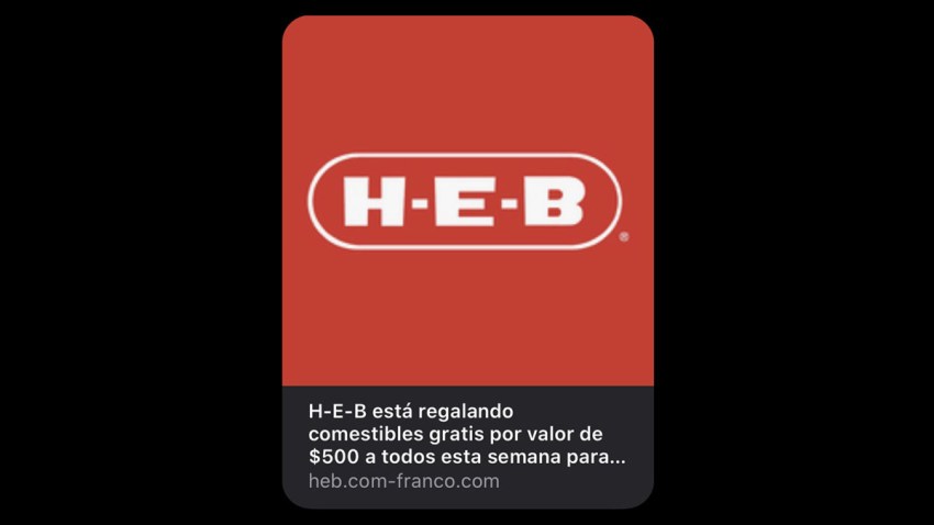 Cupón fraudulento de H-E-B