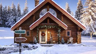 Santa Claus' North Pole house