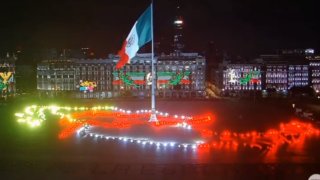 Zócalo en 15 de septiembre de 2020