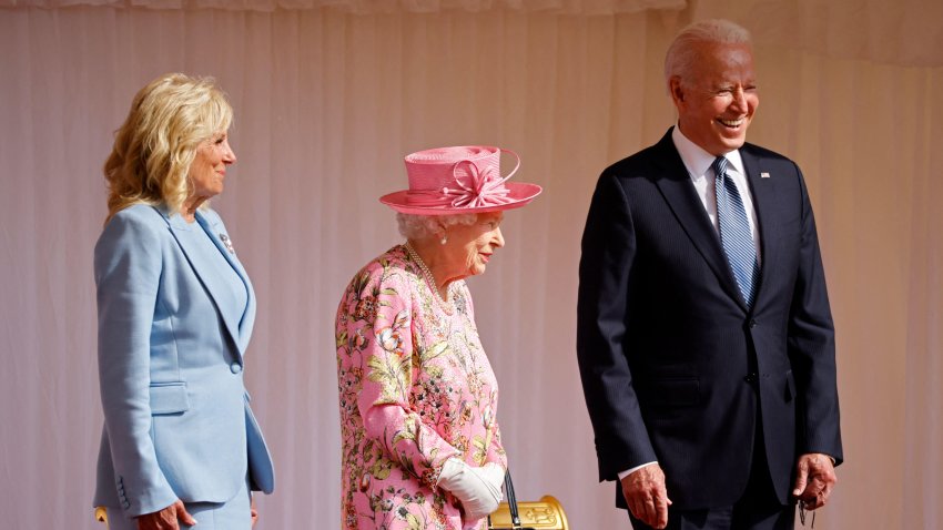 La reina Isabel recibe al presidente Biden en el castillo de Windsor
