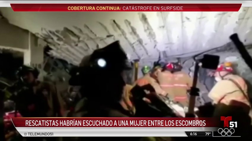 Rescatistas habrían escuchado a una mujer entre los escombros el primer día de rescate