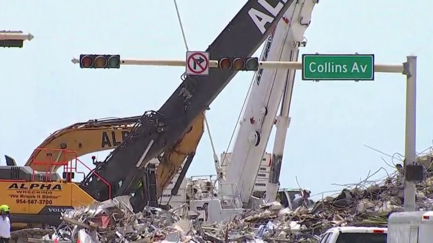 Reinician labores de búsqueda y rescate tras la demolición de edificio en Surfside