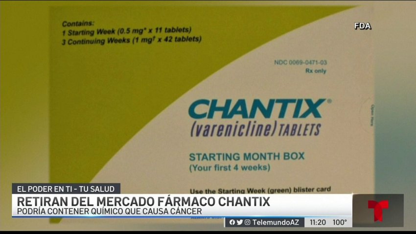 Pfizer retira lotes de Chantix por supuesto químico cancerígeno