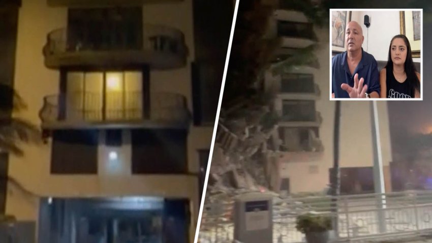En video: pareja graba “fuga de agua” minutos antes de colapso de edificio en Miami Beach