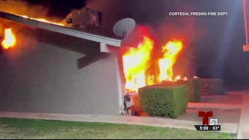 En Fresno: trágico incendio desplaza a docenas de familias de un complejo de apartamentos