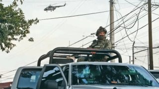 Soldados participan en un operativo en Jalisco
