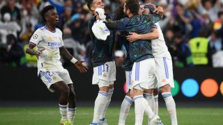 El brasilero Vinicius Junior anotó el único gol que le dio la victoria al Real Madrid sobre el Liverpool en la final de la Champions League.