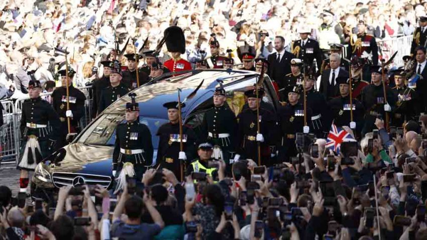 En video: Escocia despide a la reina Isabel II