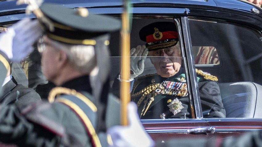 En video: así recibieron los escoceses al nuevo rey Charles III
