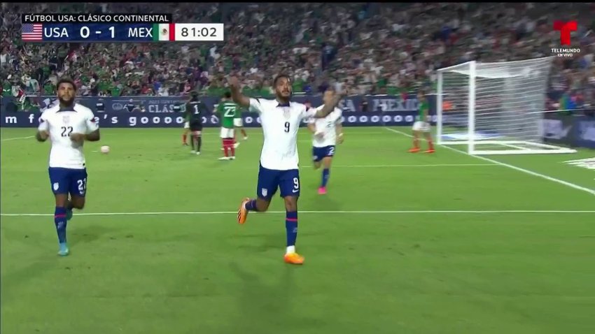 Estados Unidos empata el marcador con gol de Ferreira