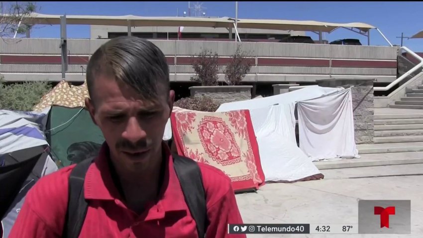 En Ciudad Juárez crece campamento ante fin del Título 42