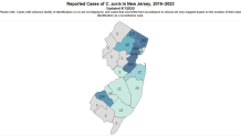 candida auris case map