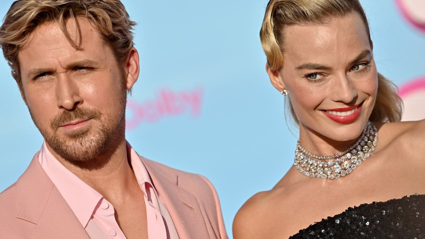 LOS ANGELES, CALIFORNIA – JULY 09: Ryan Gosling and Margot Robbie attend the World Premiere of “Barbie” at Shrine Auditorium and Expo Hall on July 09, 2023 in Los Angeles, California. (Photo by Axelle/Bauer-Griffin/FilmMagic)