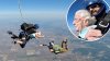 Con 104 años: mujer se lanza en paracaídas y establece récord mundial
