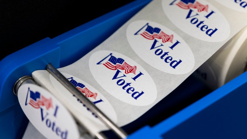 An "I Voted" sticker.