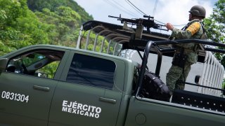 El ejército mexicano tiene fuerte presencia en Chiapas debido a la ola de violencia.