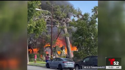 Posible explosión destruye casa en Monrovia