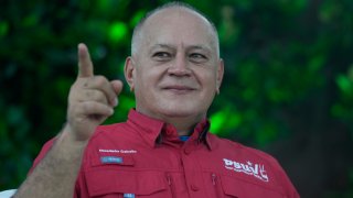 Diosdado Cabello, ministro de Relaciones Interiores de venezuela.