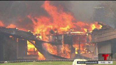 Incendio Mountain destruye hogares en su camino