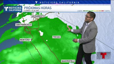 LLuvias regresan el domingo y se extenderán hasta el martes