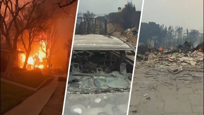  La luz del día muestra a Los Ángeles devastada por incendios forestales