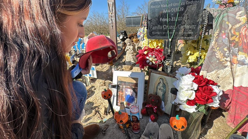 Visita altar de su padre en Madera