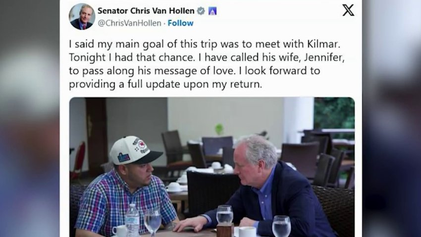 ¿Cómo está Kilmar? Senador de EEUU logra reunirse con el inmigrante en El Salvador