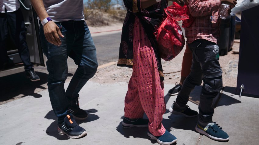 TUCSON, AZ – JUNE 23:  Casa Alitas, a shelter for migrants who have crossed the United States/Mexico border Thursday June 23, 2022 in Tucson, AZ. (Photo by Eric Thayer for The Washington Post via Getty Images)