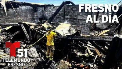 Fresno al Día: Bomberos combaten un incendio en un negocio de Merced