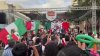 El momento del tradicional Grito de Independencia durante los festejos de Fiestas Patrias en Fresno